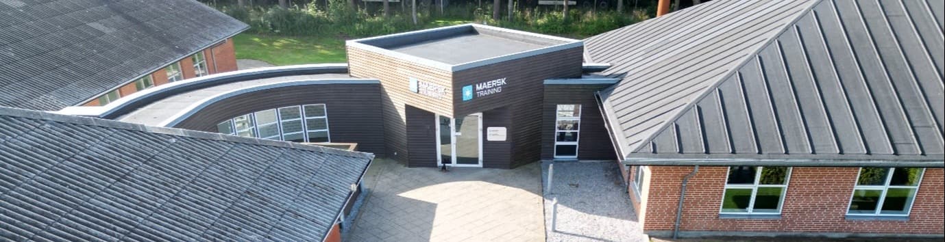 ariel view of the Maersk Training facility in esbjerg